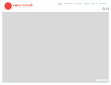 Tablet Screenshot of casamonde.com.au